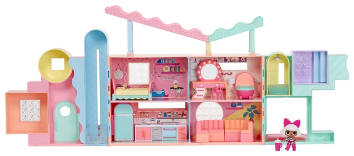 LOL SURPRISE SQUISH SAND MAGIC HOUSE DOMEK + squish sand + laleczka Diva