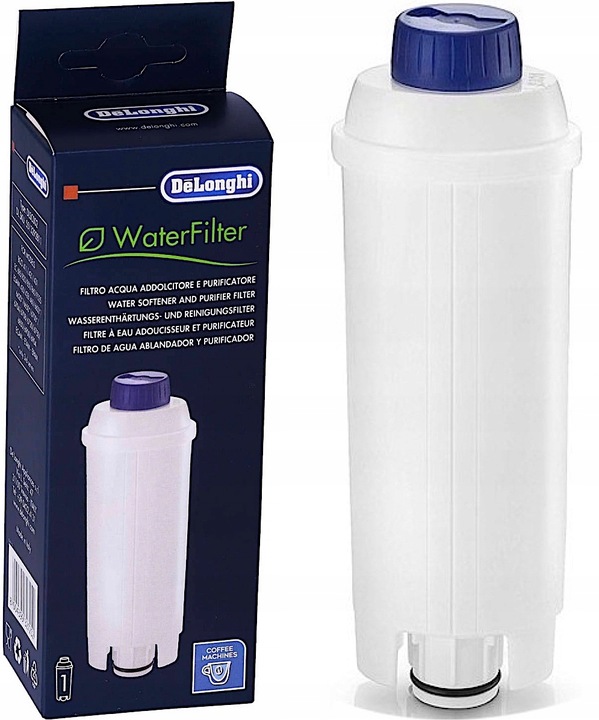 2x FILTR WKŁAD WODY do EKSPRESU ORYGINAŁ DeLonghi SER3017 DLS C002