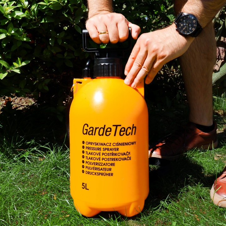 OPRYSKIWACZ CIŚNIENIOWY RĘCZNY 5L GARDETECH SPRYSKIWACZ MOCNY