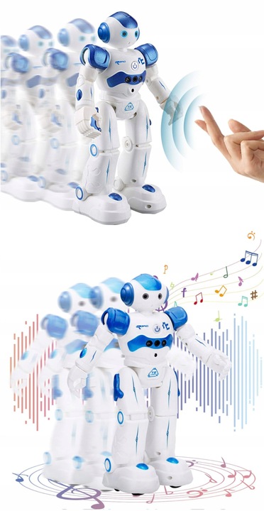 INTELIGENTNY ROBOT RC ZDALNIE STEROWNY GESTEM PILOTEM PROGRAMOWANIE PREZENT