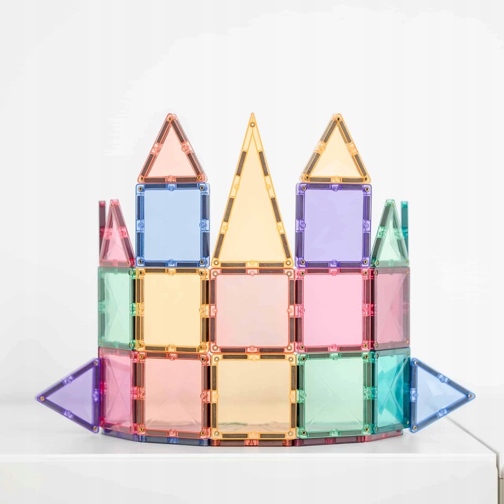 Connetix: klocki magnetyczne Pastel Mini Pack 32 el