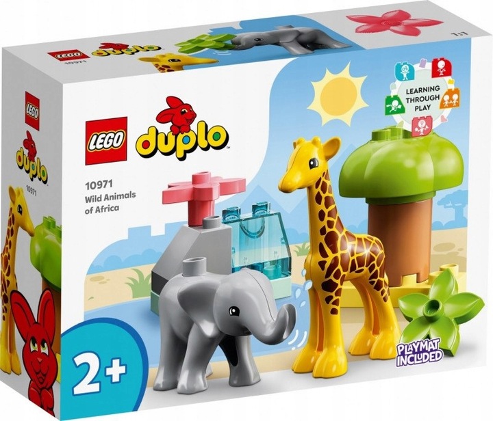 LEGO 10971 Duplo Dzikie zwierzęta Afryki + GRATIS Torba Prezentowa LEGO