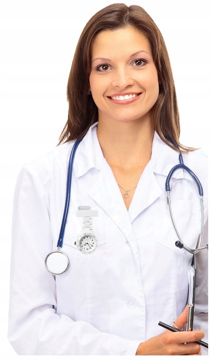 Zegarek Pielęgniarski Lekarski Quartz Analogowy do fartucha