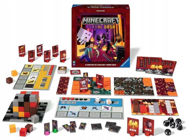 Gra planszowa RAVENSBURGER Minecraft Portal Dash