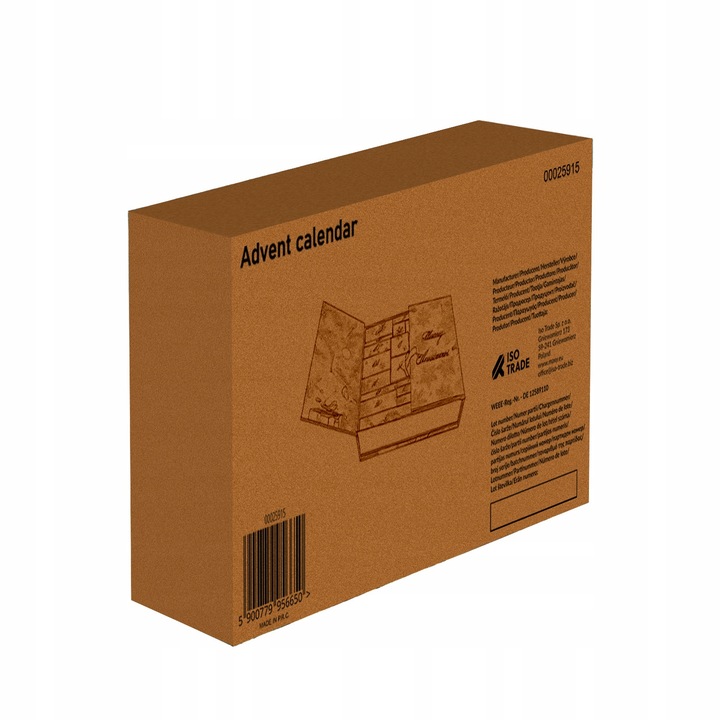 Kalendarz Adwentowy dla Mężczyzny ISO TRADE 2025 na Święta Boże Narodzenie
