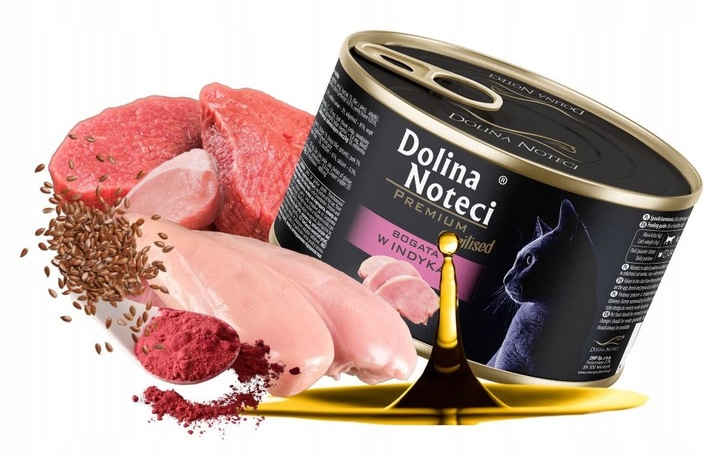 DOLINA NOTECI PREMIUM Mokra karma dla kota MIX smaków 12x185g