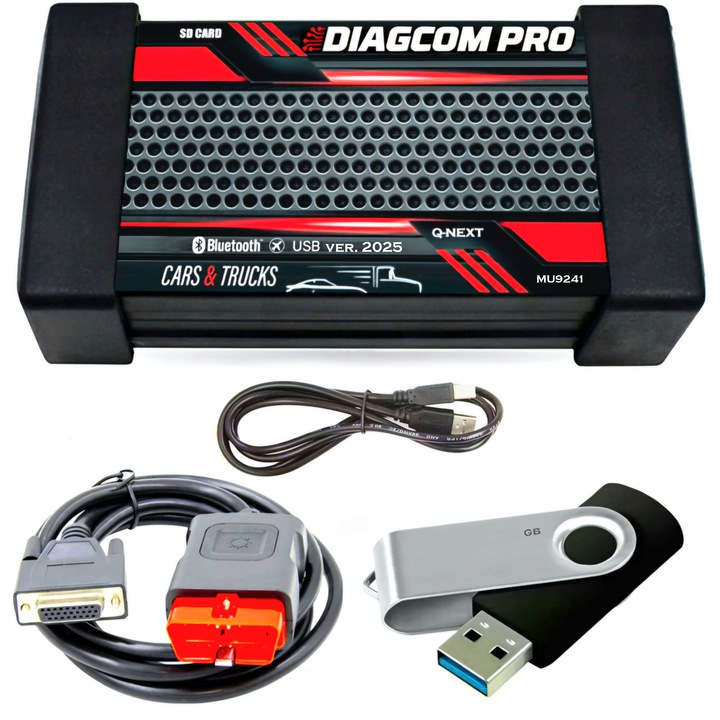 TESTER INTERFEJS DIAGNOSTYCZNY SKANER MULTIDIAGNOSTYCZNY DIAGCOM QNEXT BT