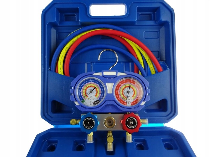 Zestaw manometrów R32 R410A R404A R449A klima