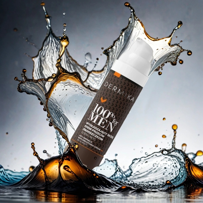 KREM DO TWARZY DLA MĘŻCZYZN 40+ DERMIKA 100% FOR MEN WYGŁADZAJĄCY 100ML