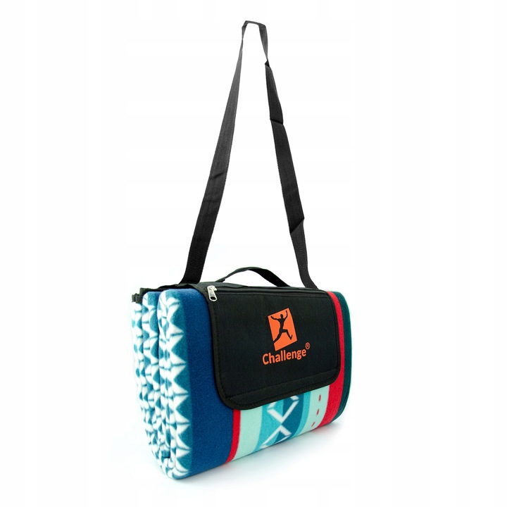 KOC PIKNIKOWY MAXI PLAŻOWY MATA IZOLACJA DUŻA Z UCHWYTEM XXL 2x2m Challenge