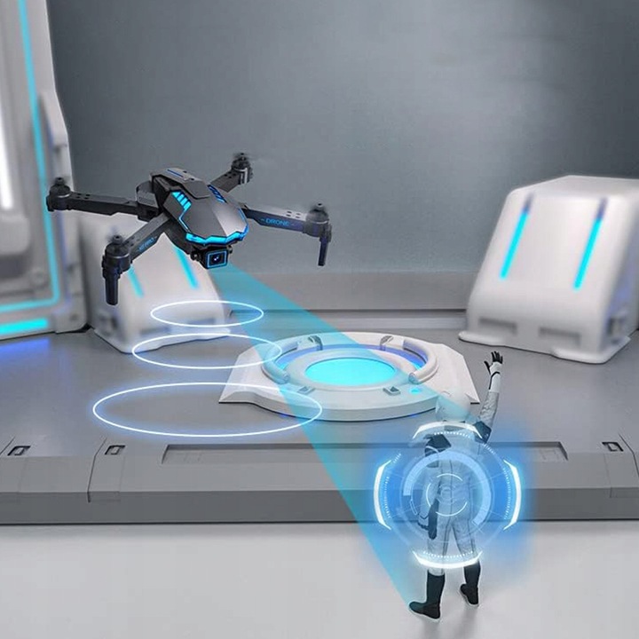 DRON Z KAMERĄ ZDALNIE STEROWANY QUADCOPTER RC DRONE DLA POCZĄTKUJĄCYCH