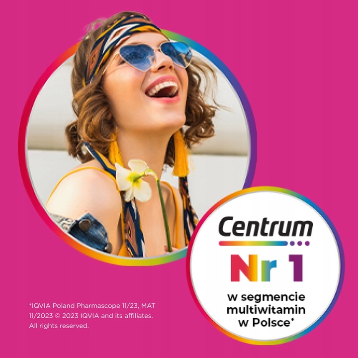 Multiwitamina Centrum Beauty & Collagen z olejkiem z wiesiołka 30 tabletek