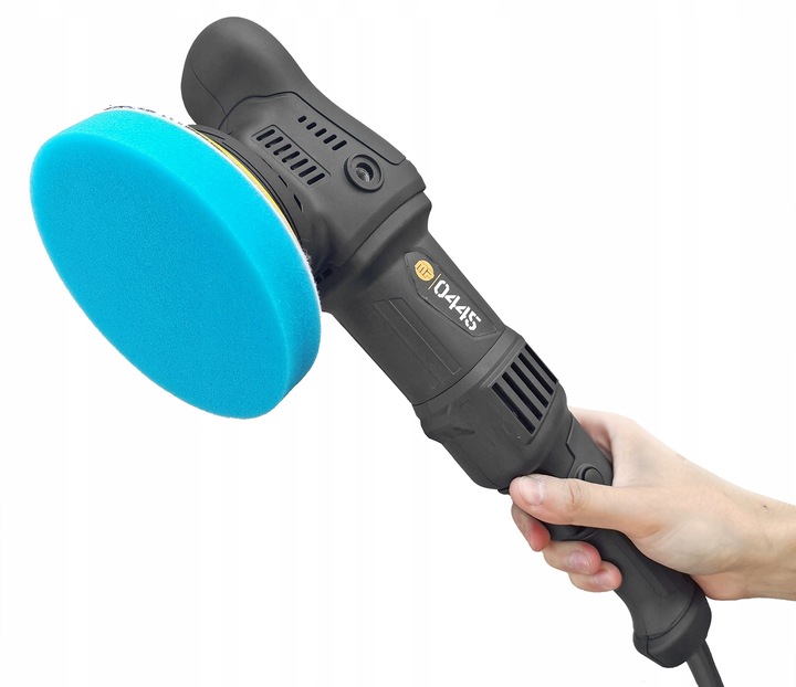 POLERKA SAMOCHODOWA SZLIFIERKA MIMOŚRODOWA DA + 4x GĄBKA +PASTA MENZERNA X3