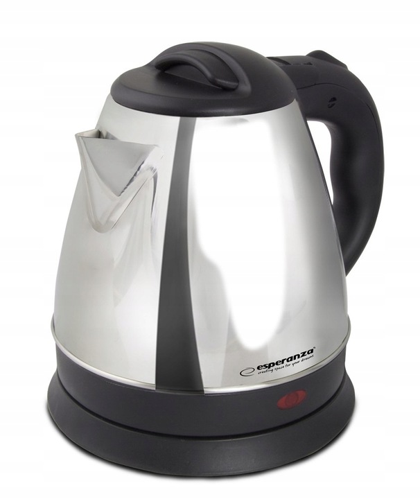 MAŁY CZAJNIK ELEKTRYCZNY BEZPRZEWODOWY 1L SREBRNY