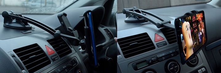 ALUMINIOWY UCHWYT SAMOCHODOWY TABLET 7 DO 11cali