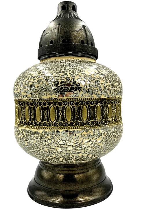 Znicz Lampion Witraż Karafka Złota Urna