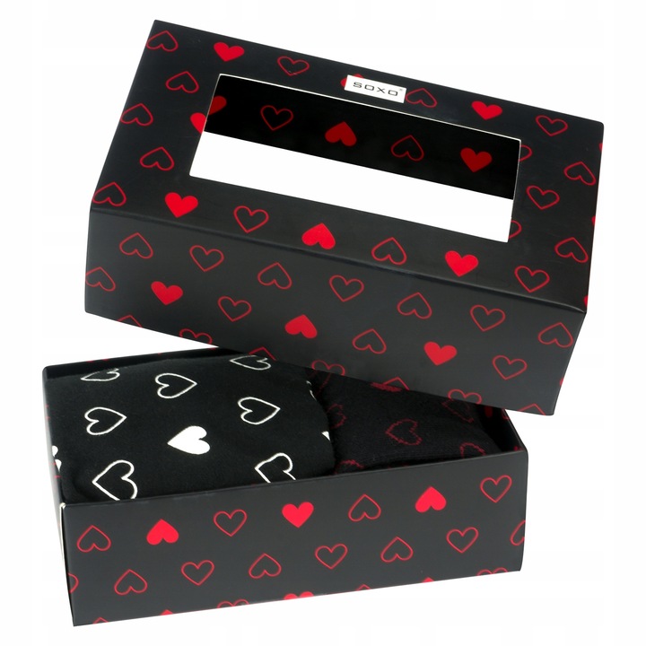 Prezent dla chłopaka na walentynki SOXO skarpetki męskie + bokserki XL