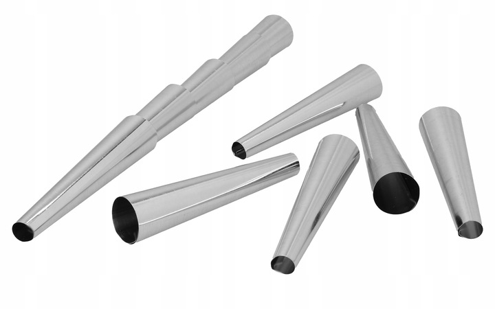 FOREMKI DO RUREK DO PIECZENIA RURKI Z KREMEM CIASTEK 10szt DUŻE 12cm SUPER