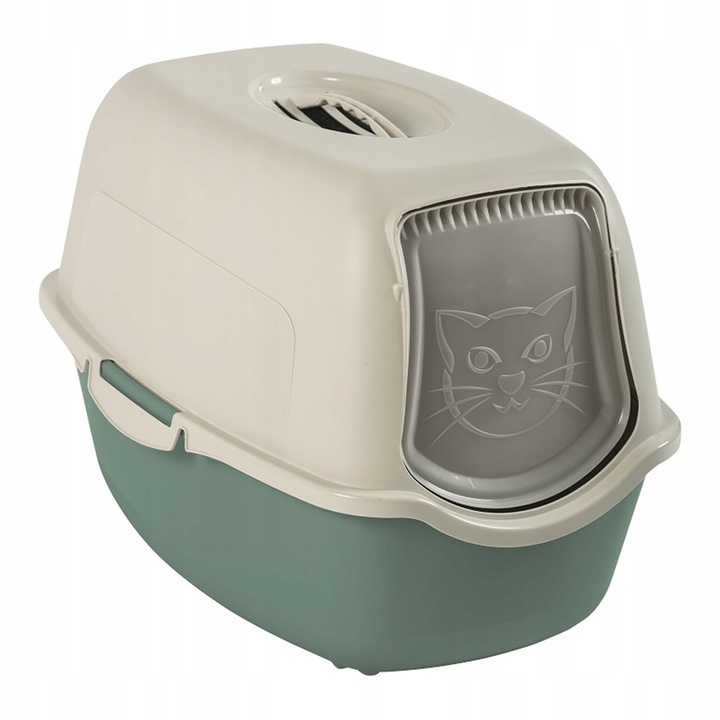 Kuweta dla kota zamknięta Rotho BAILEY zielona