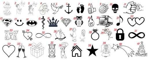 Łańcuszek Srebrny Wenecjana z Medalikiem Serduszko pr 925 Grawer Gratis