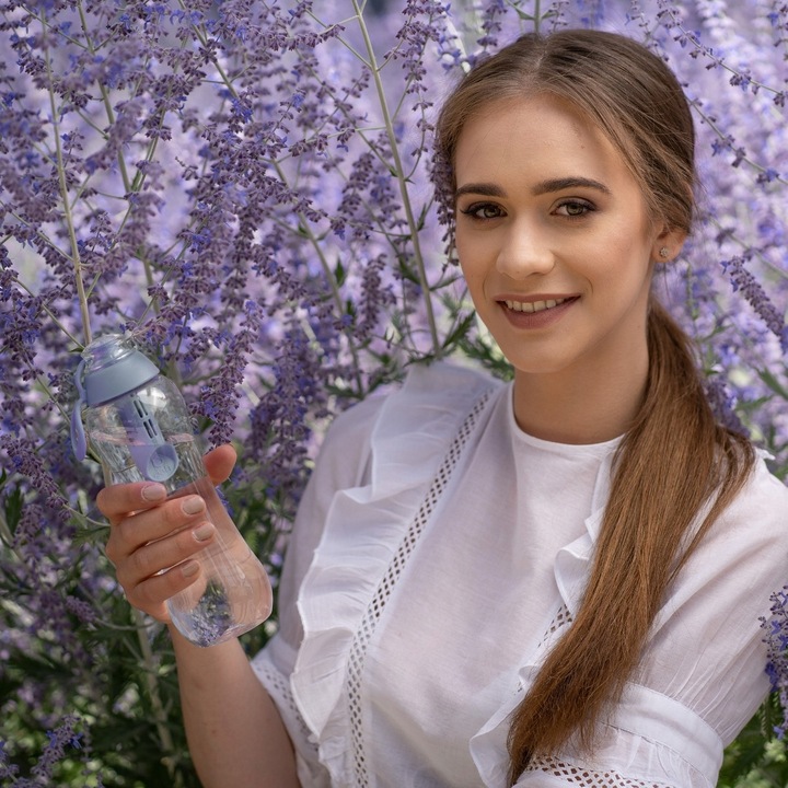 Butelka na Wodę Filtrująca 0,5l Dafi SOFT Stalowa Szara z 4 Filtrami