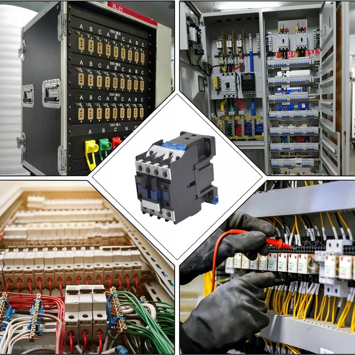 Przemysłowy stycznik prądu przemiennego z cewką miedzianą CJX2 - 1210 24V