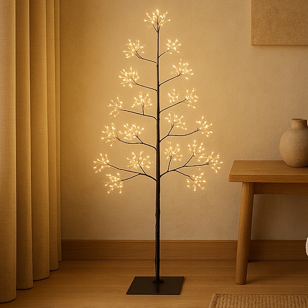 DRZEWKO ŚWIĄTECZNE CHOINKA LED 125cm DEKORACJA ŚWIĄTECZNA -LAMPKI CHOINKOWE