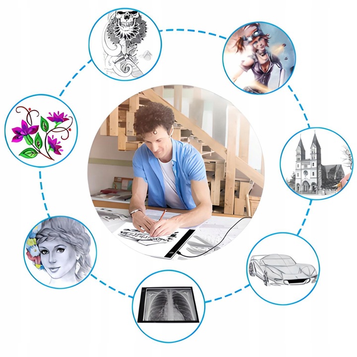 TABLET GRAFICZNY DLA DZIECI DESKA KREŚLARSKA DO RYSOWANIA PREZENT + GRATISY