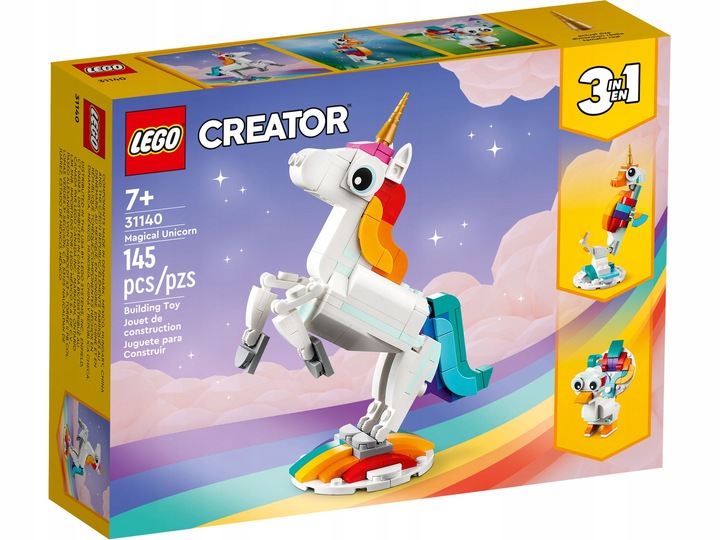 LEGO Creator 3w1 Magiczny jednorożec / Magical Unicorn (31140 )
