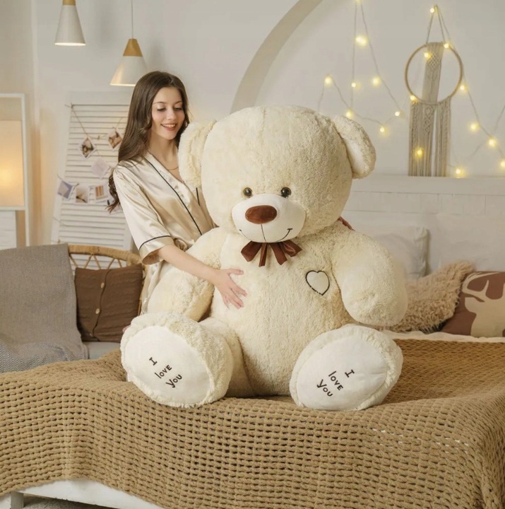 Duży miś pluszowy 160 cm I LOVE YOU