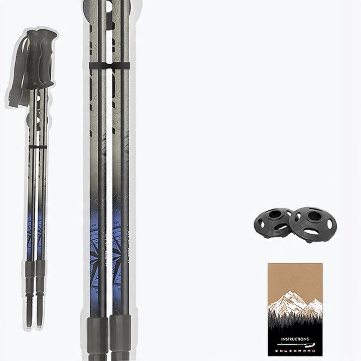 Kije trekkingowe Fizan Explorer blue 63-140 cm