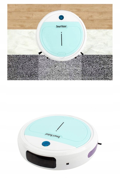 ODKURZACZ ROBOT SPRZĄTAJĄCY AUTOMATYCZNY ZABAWKOWY DLA DZIECI DO SPRZĄTANIA