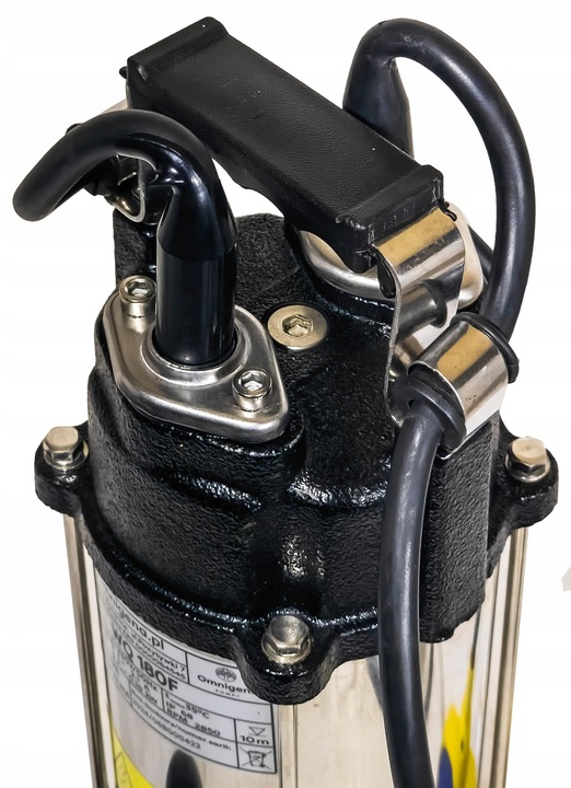 POMPA ZATAPIALNA DO WODY BRUDNEJ CZYSTEJ ŚCIEKÓW WQ 180F 230V Z PŁYWAKIEM