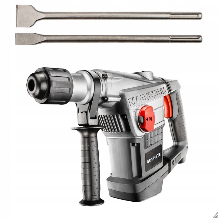 Zestaw: młot udarowy SDS 1250W+ długa SDS GRAPHITE