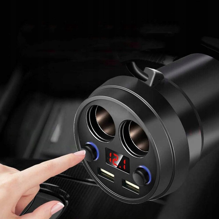 ADAPTER ŁADOWARKI SAMOCHODOWEJ, ROZDZIELACZ ZAPALNICZKI SAMOCHODOWEJ