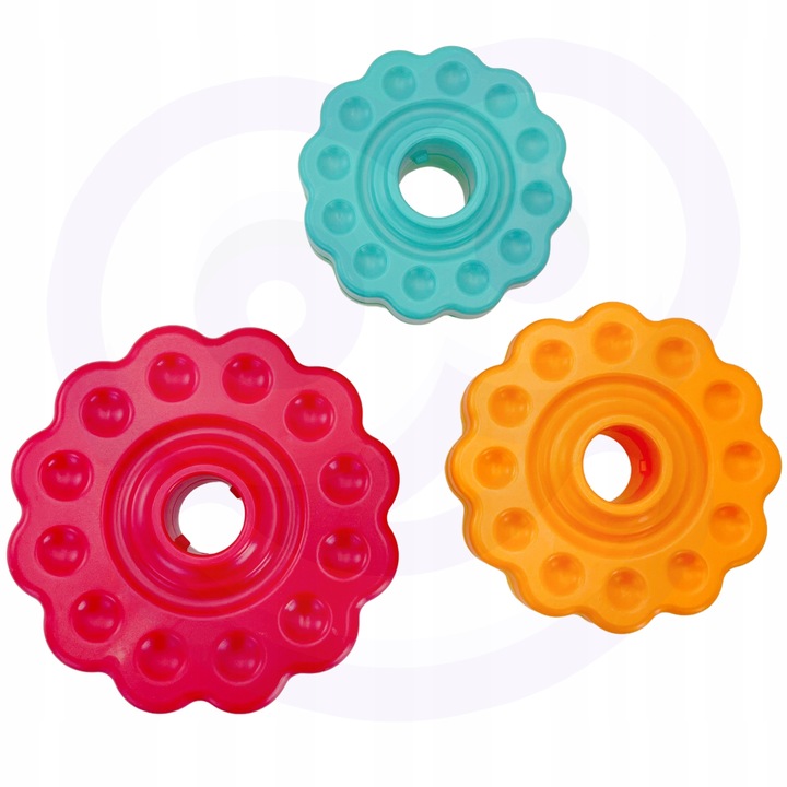 EDUKACYJNA PIRAMIDKA ZAKRĘCONA WIEŻA UKŁADANKA WOOPIE BABY