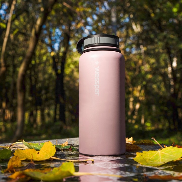 Kubek Termiczny Termos na Herbatę Bidon Butelka Termiczna Stalowa 1l