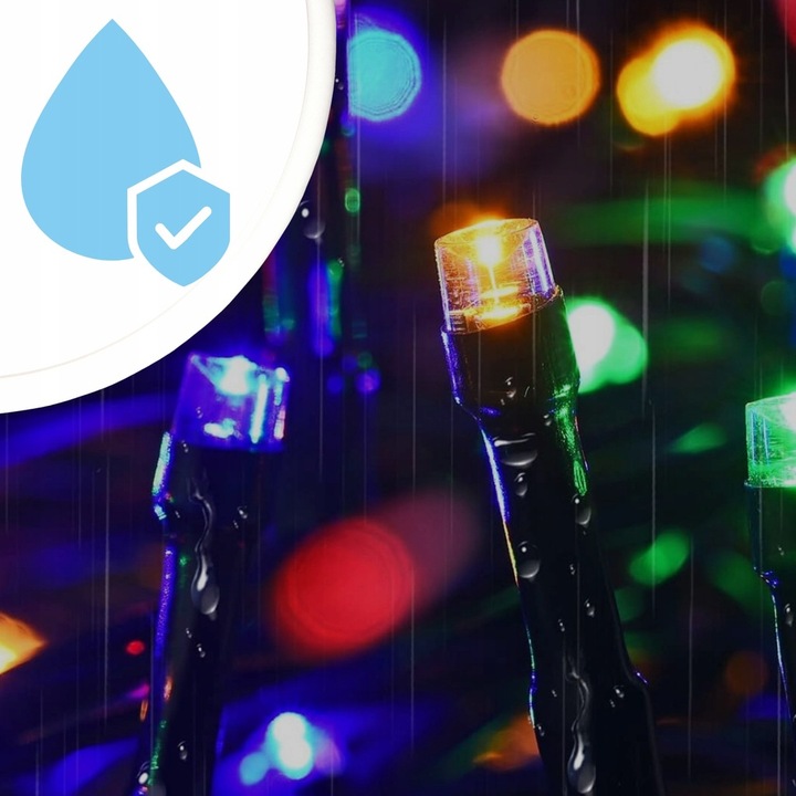 LAMPKI CHOINKOWE 500LED ŚWIĄTECZNE ŚWIATEŁKA ZEWNĘTRZNE WEWNĘTRZNE RGB 35M