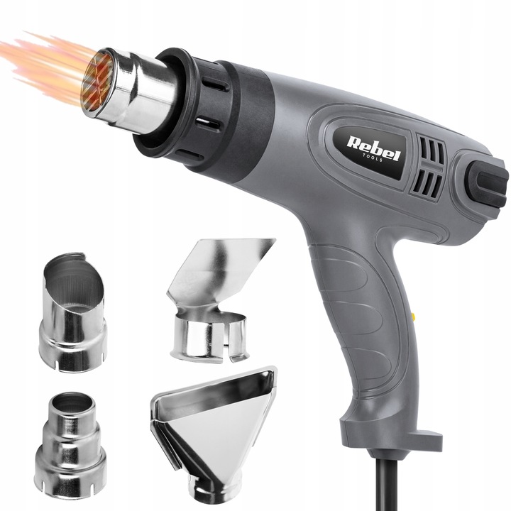 Opalarka elektryczna 4 dysze 3 biegi 2000W Rebel
