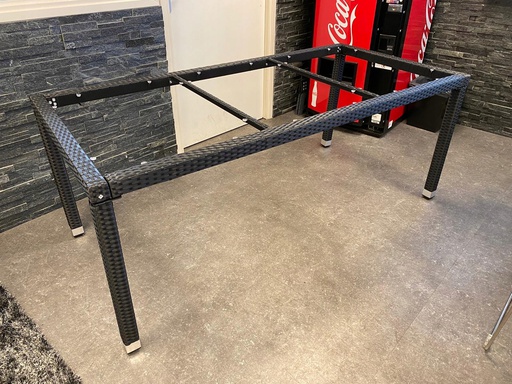 Duży STÓŁ na 8 osób TECHNORATTAN SZKŁO 190cm