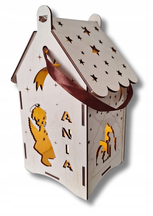 Lampion na roraty z imieniem dziecka grawer