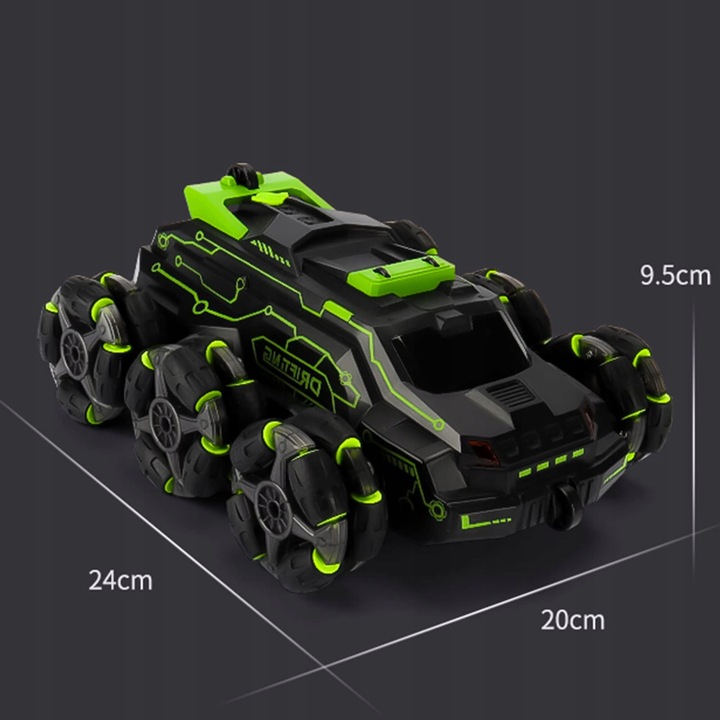 SAMOCHÓD ZDALNIE STEROWANY RC RĘKĄ GESTAMI PILOT AUTO PODŚWIETLENIE 4x4