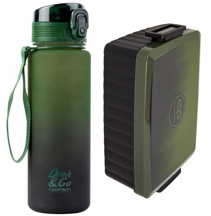 Zestaw Śniadaniówka + bidon CoolPack Grass