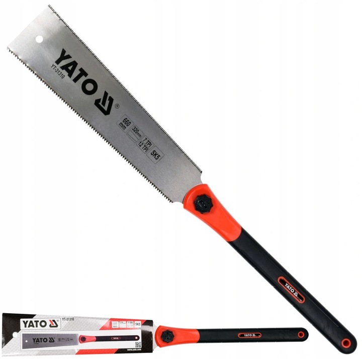 YATO PIŁA RĘCZNA DO DREWNA DWUSTRONNA JAPOŃSKA 320 MM YT-31310 STALOWA