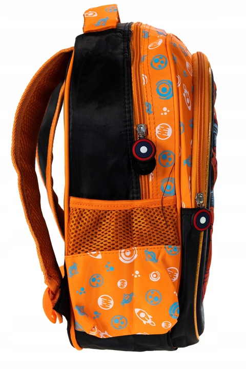 PLECAK SZKOLNY 20L przedszkolny robot transformers CZARNY DO SZKOŁY 3D