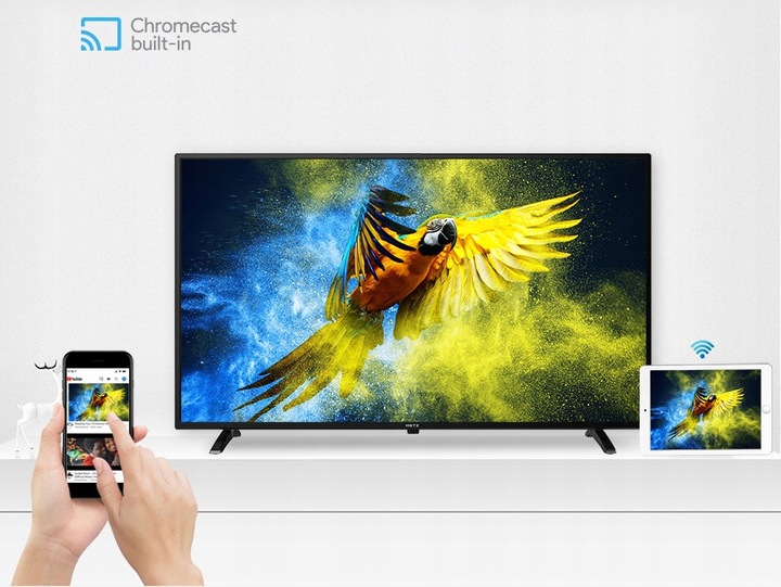 TELEWIZOR METZ 32 CALE 32MTC6100Z SMART ANDROID TV DVB T T2 HEVC WIFI