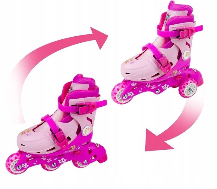 PSI PATROL SKYE ROLKI WROTKI 2W1 REGULOWANE 27-30 DLA DZIECI