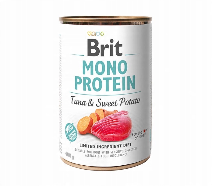 BRIT MONO PROTEIN TUNA SWEET POTATO 6x400g