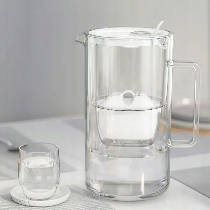 Dzbanek Filtrujący Szklany Aquaphor Glass 2,5l z Wkładem Maxfor + Biały