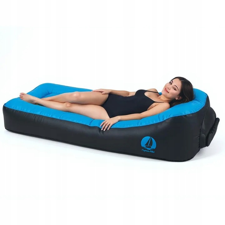 WYTRZYMAŁY Materac DMUCHANY DUŻY Lazy Bag Leżak NA PLAŻĘ AIR SOFA